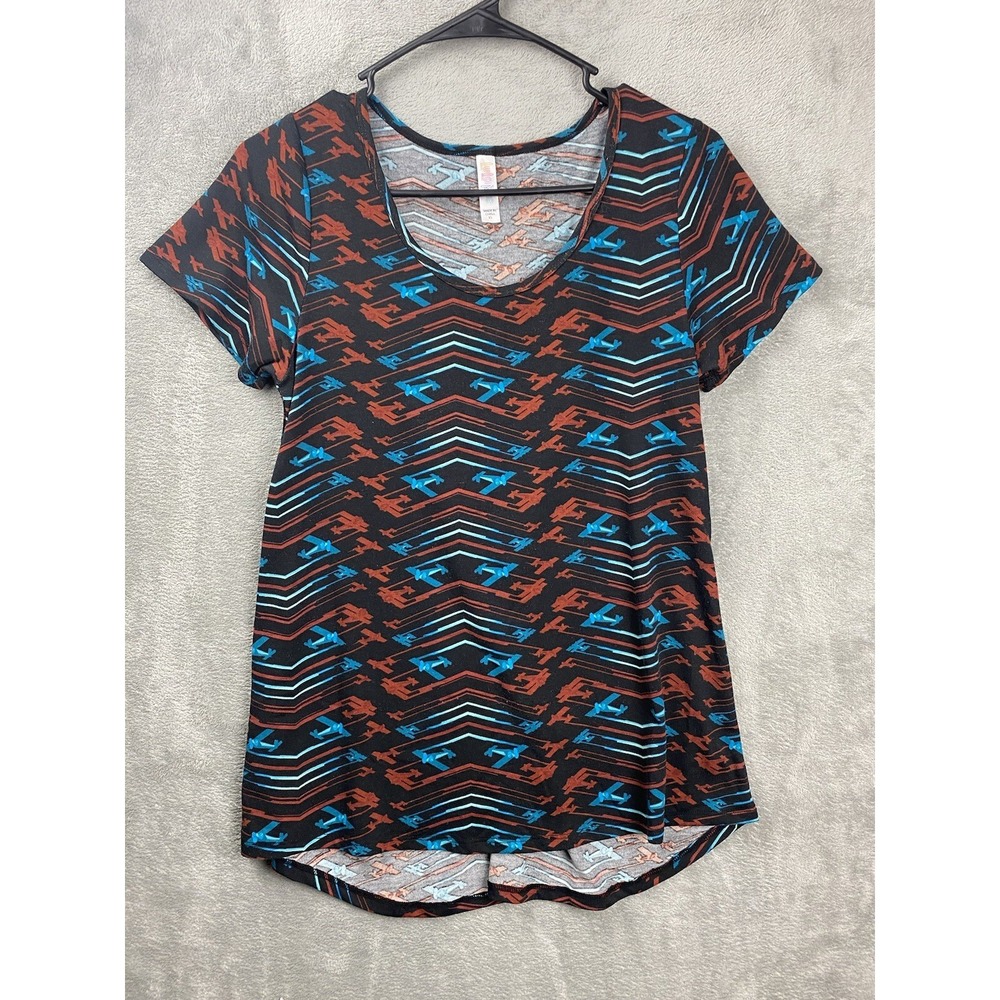 Lularoe‎ Womens XS Planes Short Sleeve Shirt